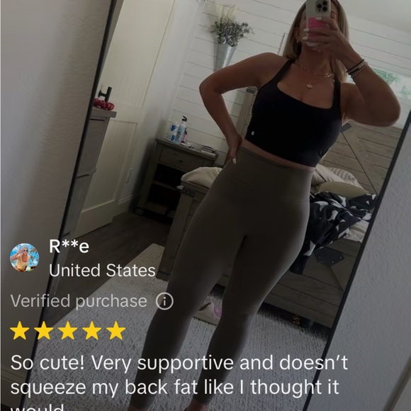 Halara Softlyzero Airy Square Neck Crisscross Back Cropped Cool Touch Sports Top - Picture 8 of 10